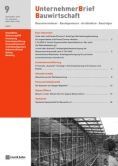 UnternehmerBrief Bauwirtschaft