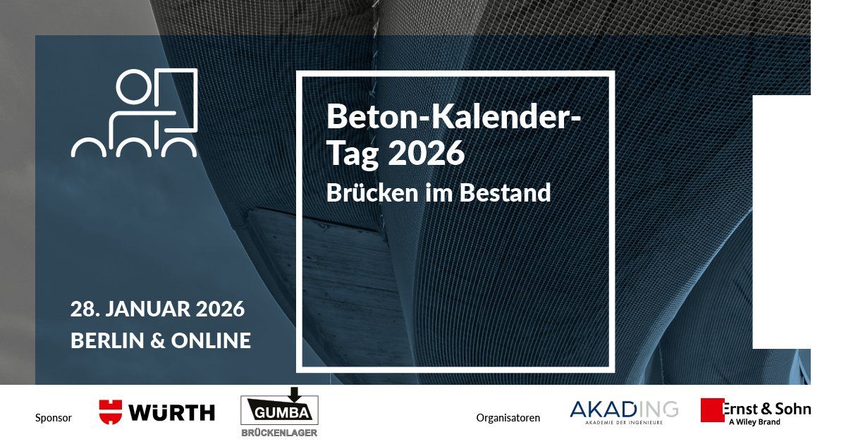 Beton-Kalender-Tag 2026 - Grafik