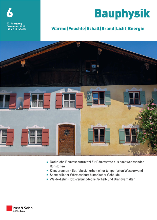 Zeitschrift Bauphysik 06/25 erschienen