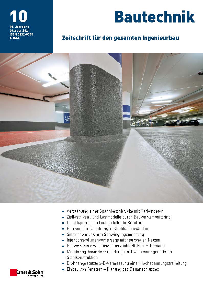 Zeitschrift Bautechnik 10/21 erschienen