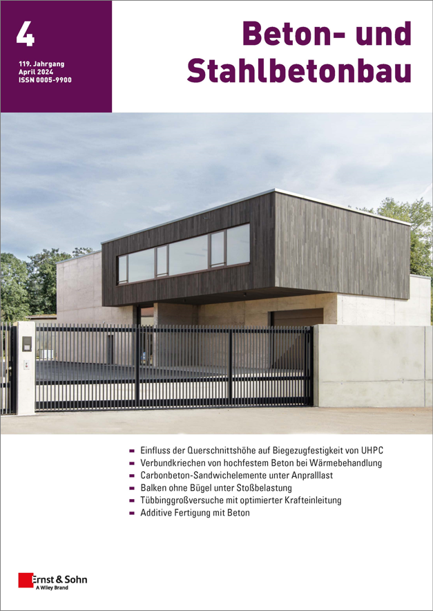 Zeitschrift Beton- und Stahlbetonbau 04/24 erschienen