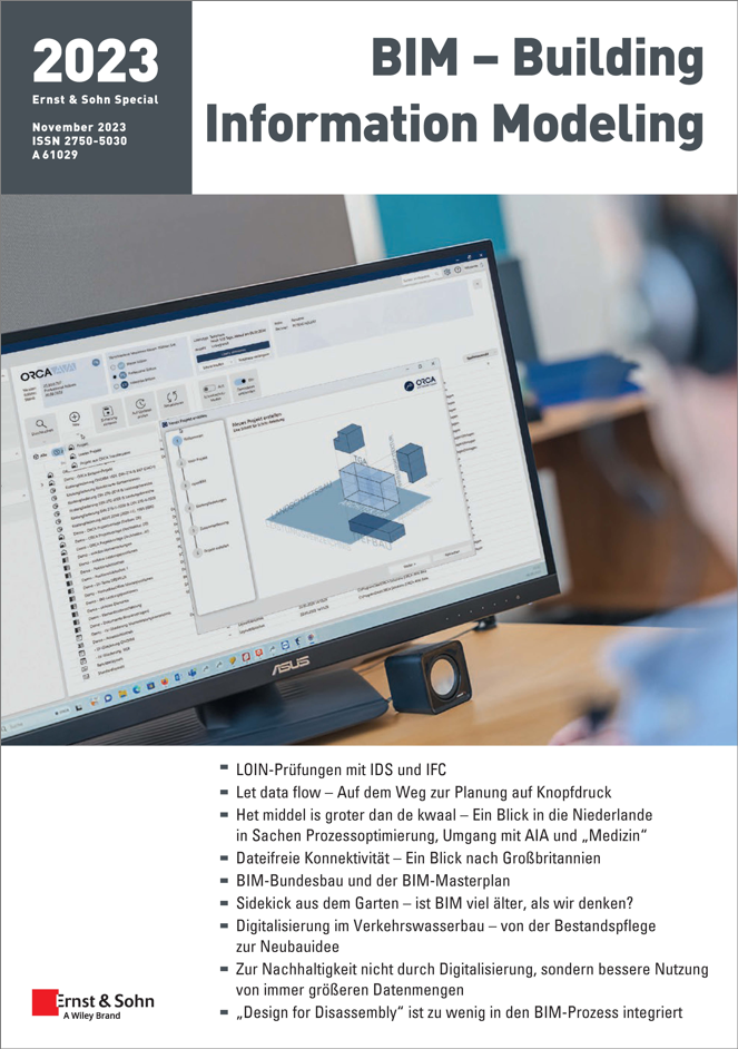 Sonderheft Building Information Modeling (BIM) 2023 erschienen