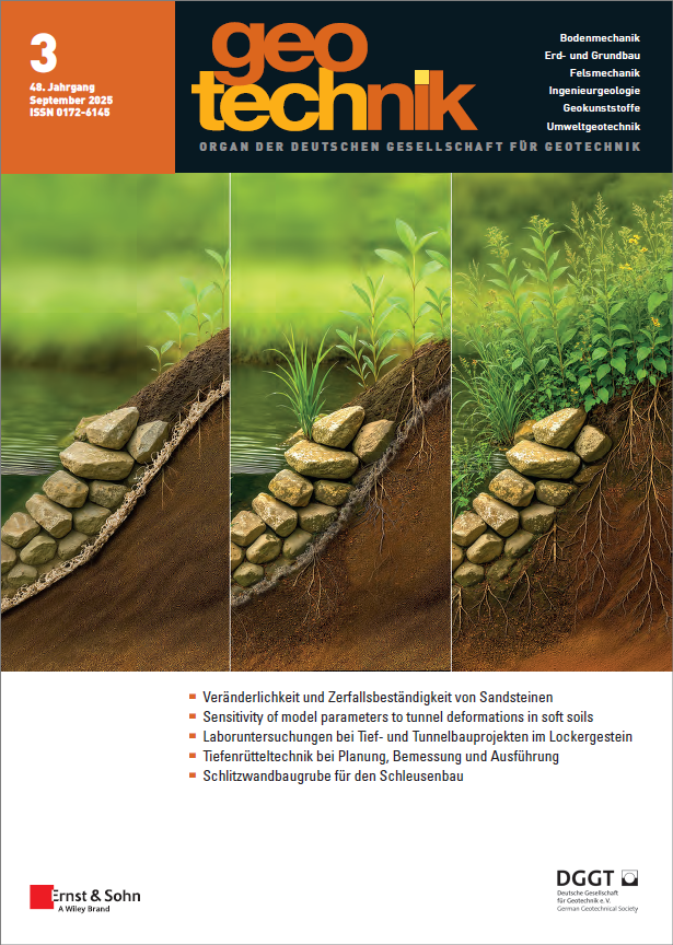 Zeitschrift Geotechnik 03/25 erschienen