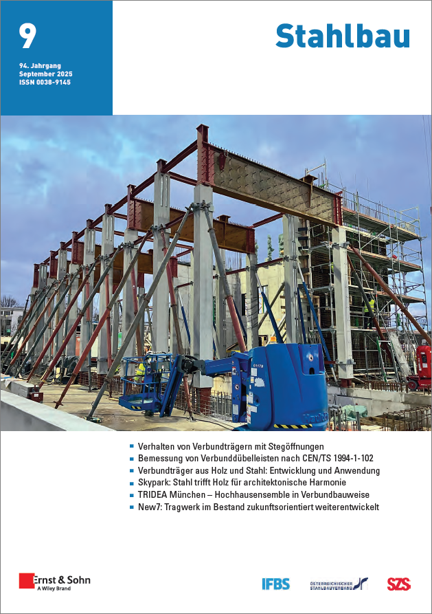 Zeitschrift Stahlbau 09/25 erschienen