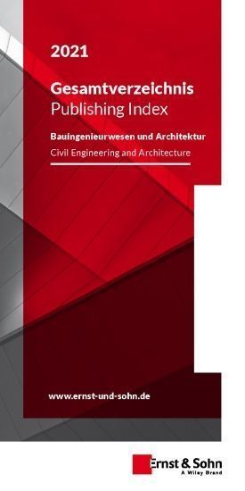 Ernst & Sohn Gesamtverzeichnis 2021 Cover