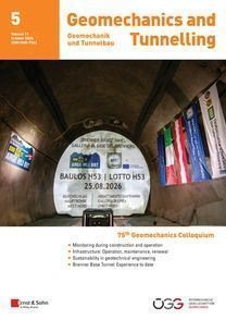 Geomechanics and Tunnelling
