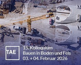 15. Kolloquium: Bauen in Boden und Fels